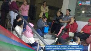Usuarios del sistema de salud han manifestando su inconformidad frente a las fallas en la atención prestada por las EPS en Ocaña, Norte de Santander / Foto: Redes Sociales