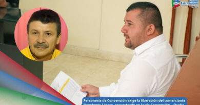 Dagoberto Lázaro, comerciante secuestrado - Jonny Quintero, Personero Municipal de Convención / Foto: Redes Sociales
