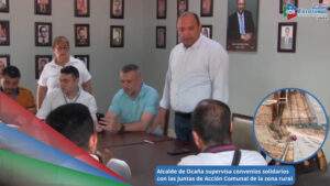 Reunión de seguimiento a los convenios solidarios entre la administración municipal y los presidentes de las Juntas de Acción Comunal (JAC) de la zona rural del municipio de Ocaña, Norte de Santander / Foto: Alcaldía de Ocaña