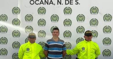 La Policía Nacional capturó a un ciudadano señalado de ser el presunto responsable del homicidio de Jhon Jairo Orozco Molina ocurrido en el mercado público de Ocaña, Norte de Santander / Foto: Policía Nacional
