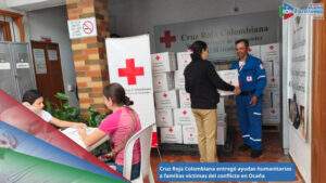 Cruz Roja Colombiana adelantó jornada de entrega de ayudas humanitarias dirigida a familias afectadas por el conflicto armado en la región del Catatumbo / Foto: Cruz Roja Colombiana