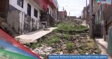 Calles en mal estado en el barrio La Perla, en la parte baja de Ocaña, Norte de Santander / Foto: Suministrada