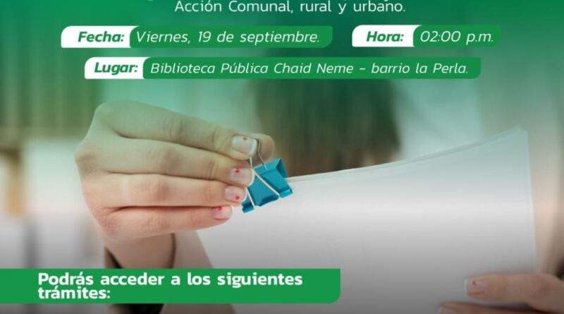 Flayer official de la jornada de actualización de la DIAN en Ocaña, Norte de Santander / Foto: Alcaldía de Ocaña