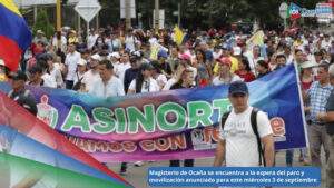 Imagen de referencia - La Asociación Sindical de Institutores Nortesantandereanos (Asinort) convocó a los docentes de Ocaña y la provincia a un paro y movilización para este miércoles 3 de septiembre / Foto: Redes Sociales 