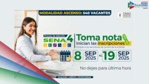 Imagen oficial de la convocatoria del SENA 4 / Foto: SENA