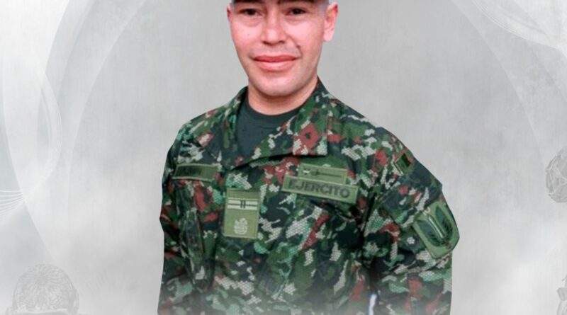 Yamid Araque Cely soldado profesional asesinado durante combates entre el Ejército Nacional y el ELN en la vereda Las Delicias del municipio de Tibú, Norte de Santander / Foto: Ejército Nacional