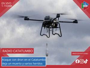 Imagen de referencia - Ataque con dron dejo un muerto y varios heridos en el corregimiento de Filogringo del Municipio El Tarra, Norte de Santander / Foto: Redes Sociales 