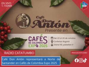 La marca ocañera Café Don Antón participará en Cafés de Colombia Expo 2025, en representación del departamento de Norte de Santander / Foto: Café Don Antón