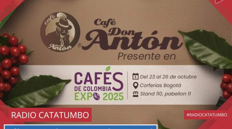La marca ocañera Café Don Antón participará en Cafés de Colombia Expo 2025, en representación del departamento de Norte de Santander / Foto: Café Don Antón