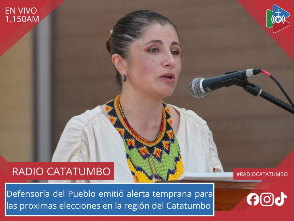 La Defensoría del Pueblo Iris Marín, emitió una alerta temprana electoral 2025–2026 para el departamento de Norte de Santander / Foto: Asuntos Legales