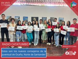 Nuevos consejeros de la juventud en Ocaña, Norte de Santander / Foto: Suministrada