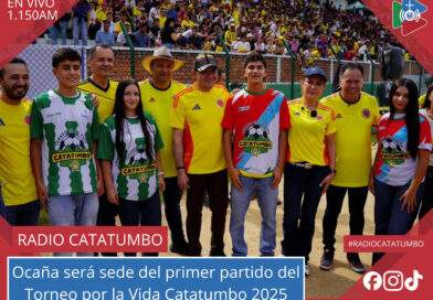 Este sábado 4 de octubre se dará inicio a partir de las 10:30 de la mañana a el Torneo por la Vida Catatumbo 2025 en el Estadio Hermides Padilla de Ocaña, Norte de Santander / Foto: Alcaldía de Ocaña