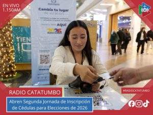 La Registraduría Nacional del Estado Civil desde hoy 27 de noviembre, hasta el sábado 30 de noviembre, en horario de 8:00 a.m. a 5:00 p.m estara llevando a acabo la segunda jornada de inscripción de cédulas con más de 11.000 puestos de votación habilitados en todo el país / Foto: Registraduría