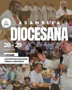 Flyer oficial de la Asamblea Diocesana la cual se llevara a cabo los días 28 y 29 de noviembre en el Auditorio San Juan Eudes de la vereda la Rinconada en Ocaña, Norte de Santander / Foto: Diócesis de Ocaña
