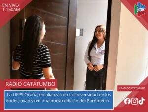En Ocaña avanza el Proyecto Barómetro 2025, una iniciativa académica resultado esfuerzo investigativo entre la Universidad de los Andes y la Universidad Francisco de Paula Santander Ocaña / Foto: UFPSO