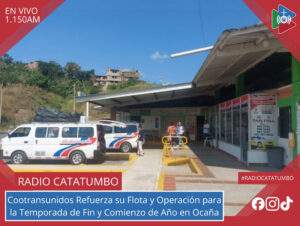 La empresa de transporte Cootransunidos sigue avanzando en la implementación de un plan operativo especial para la temporada de fin de año 2025 e inicios de 2026 en Ocaña, Norte de Santander / Foto: Suministrada