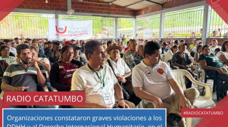La Oficina de la ONU para los Derechos Humanos expresó una profunda preocupación por el agravamiento de la crisis humanitaria y de derechos humanos que enfrenta el Catatumbo desde enero de 2025 / Foto: ASCAMCAT