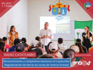 La Agencia Nacional de Tierras (ANT) busca a través de la Ley 2ª de 1959, a través del Acuerdo 315 de 2023 regularizar la ocupación de predios baldíos en Áreas de Reserva Forestal en la subregión del Catatumbo, Norte de Santander / Foto: ANT