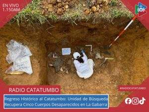 La Unidad de Búsqueda de Personas dadas por Desaparecidas (UBPD) en articulación con organizaciones sociales y líderes comunitarios, la UBPD logró la recuperación de cinco cuerpos de personas dadas por desaparecidas en zonas rurales de La Gabarra, Tibú / Foto: UBPD
