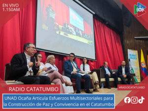 La Universidad Nacional Abierta y a Distancia (UNAD), sede Ocaña, albergó el Primer Encuentro Multisectorial por la Convivencia y la Paz Territorial, con el fin de abordar la crítica realidad de paz en Ocaña y la región del Catatumbo / Foto: Diócesis de Ocaña