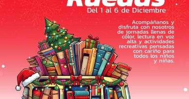 Flayer oficial de la iniciativa "Navidad sobre Ruedas", un proyecto que busca fomentar la lectura y llevar alegría a los niños y niñas desde el1 al 6 de diciembre en Ocaña, Norte de Santander / Foto: Alcaldía de Ocaña