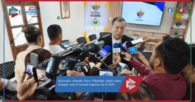 Monseñor Orlando Olave Villanoba, habló sobre el papel  ante el Consejo Superior de la UFPS.