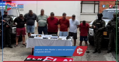Capturan a alias ‘Murdoc’ y otros seis presuntos integrantes del ELN