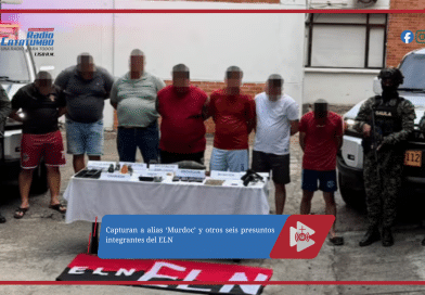 Capturan a alias ‘Murdoc’ y otros seis presuntos integrantes del ELN