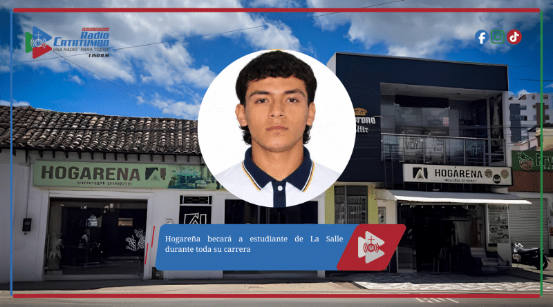 Hogareña becará a estudiante de La Salle durante toda su carrera