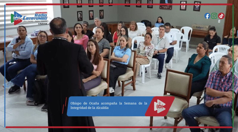 Obispo de Ocaña acompaña la Semana de la Integridad de la Alcaldía