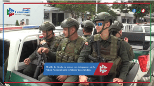 Alcalde de Ocaña se reúne con integrantes de la Policía Nacional para fortalecer la seguridad.