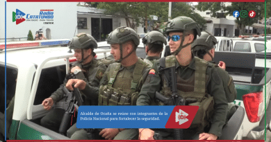 Alcalde de Ocaña se reúne con integrantes de la Policía Nacional para fortalecer la seguridad.