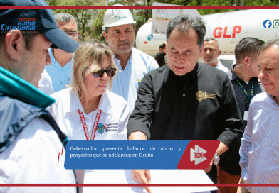 Gobernador presenta balance de obras y proyectos que se adelantan en Ocaña