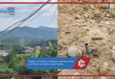 Ataques con drones y explosivos generan temor en El Tarra; una menor resultó herida. Ataques con drones y explosivos generan temor en El Tarra; una menor resultó herida.