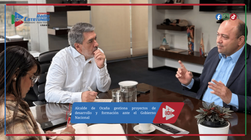 Alcalde de Ocaña gestiona proyectos de desarrollo y formación ante el Gobierno Nacional