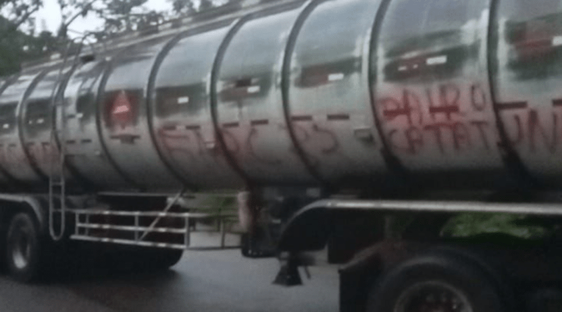 Carrobomba en la via El Zulia-Tibú