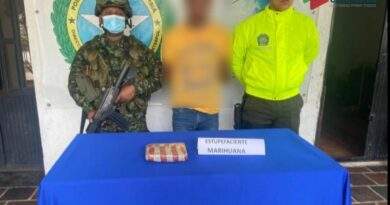 Capturado con estupefacientes