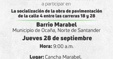 Socialización barrio Marabel