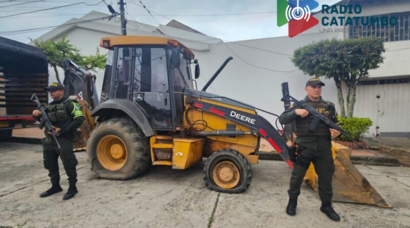 Recuperada maquinaria amarilla