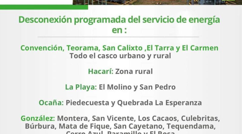 Desconexión de energía