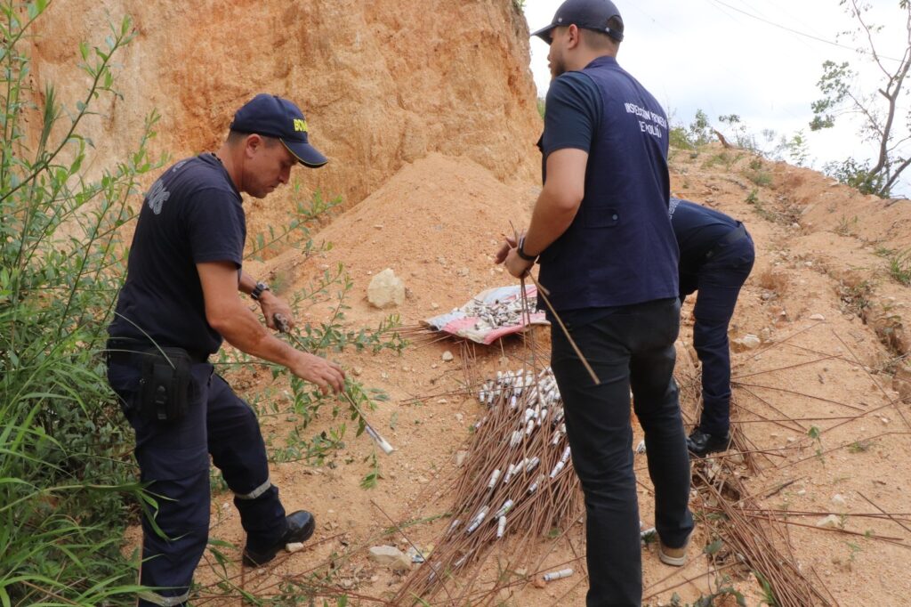 Destrucción de polvora controlada