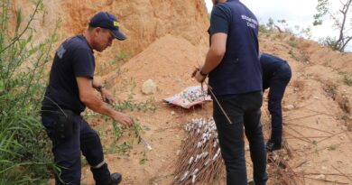 Destrucción de polvora controlada