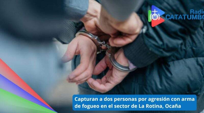 Imagen de referencia – Fueron capturados un hombre adulto y un menor de edad, luego de agredir a un ciudadano con un arma de fogueo en el sector de La Rotina, cerca de la plaza de mercado de Ocaña / Foto: istockphoto