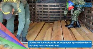 Imagen de referencia - El ciudadano fue detenido en el barrio La Ondina de Ocaña, Norte de Santander / Foto: Policía Nacional de Colombia