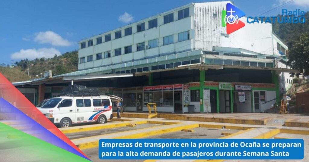 Terminal de Transporte del municipio de Ocaña, empresas de transporte que operan en la provincia de Ocaña se preparan para la alta demanda de pasajeros durante Semana Santa / Foto: Redes Sociales