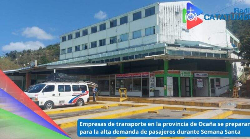Terminal de Transporte del municipio de Ocaña, empresas de transporte que operan en la provincia de Ocaña se preparan para la alta demanda de pasajeros durante Semana Santa / Foto: Redes Sociales