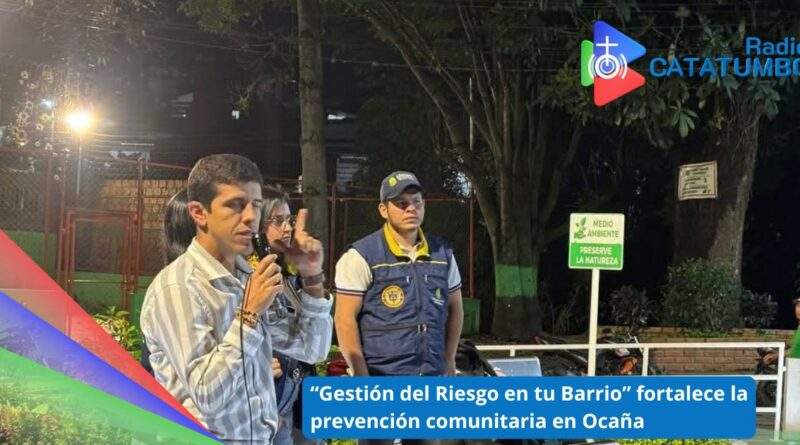 Programa “Gestión del Riesgo en tu Barrio” / Foto: Alcaldía de Ocaña