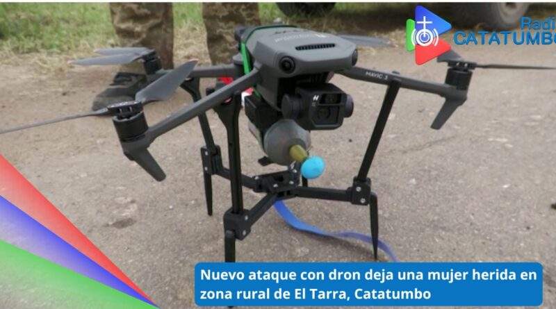 Imagen de referencia - Mujer de 44 años resultó herida en el cuello tras la explosión de un dron en zona rural del municipio de El Tarra / Foto: infobae