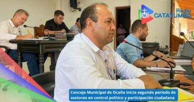 El Concejo Municipal de Ocaña dio apertura oficial al segundo periodo de sesiones ordinarias del año 2025, enfocados en el fortalecimiento del control político y la participación ciudadana / Foto: Alcaldía de Ocaña