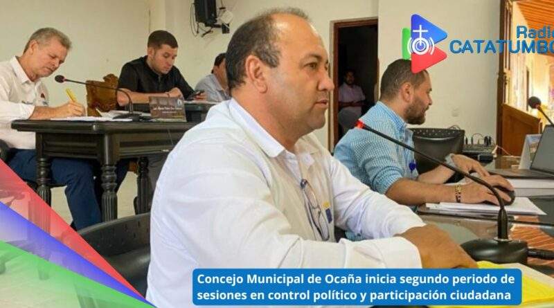 El Concejo Municipal de Ocaña dio apertura oficial al segundo periodo de sesiones ordinarias del año 2025, enfocados en el fortalecimiento del control político y la participación ciudadana / Foto: Alcaldía de Ocaña